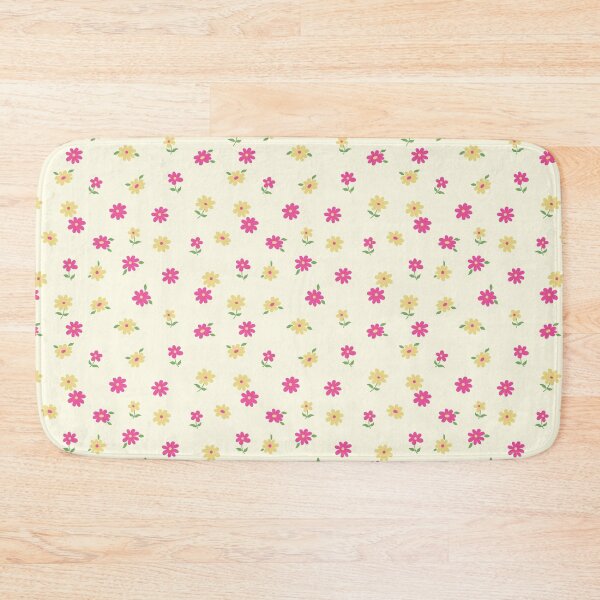Item preview, MINI SMALL TROPICAL Y2K PINK YELLOW CREAM FLOWERS designed and sold by blomastudios.