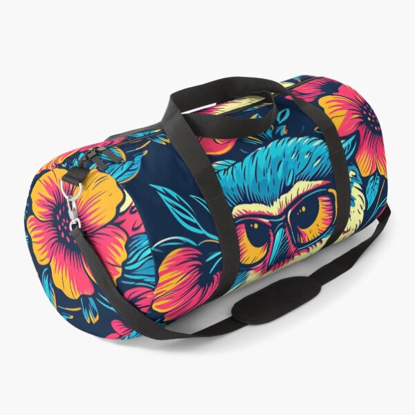 Artikelvorschau, Süße Eule mit Brille im Blumen Design entworfen und verkauft von randrdesign.