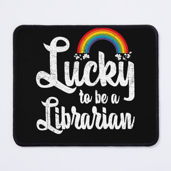 Item preview, Lucky To Be A Librarian School Irish Rainbow St Patricks Day designed and sold by MobyStickers.