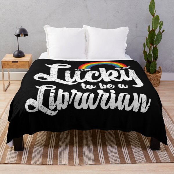 Item preview, Lucky To Be A Librarian School Irish Rainbow St Patricks Day designed and sold by MobyStickers.