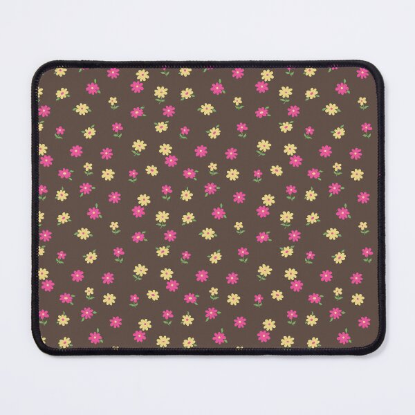 Item preview, MINI SMALL TROPICAL Y2K BROWN PINK YELLOW FLOWERS designed and sold by blomastudios.