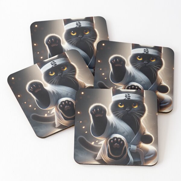 Item preview, Master Feline - The Art of Karate designed and sold by UrbainEcho.