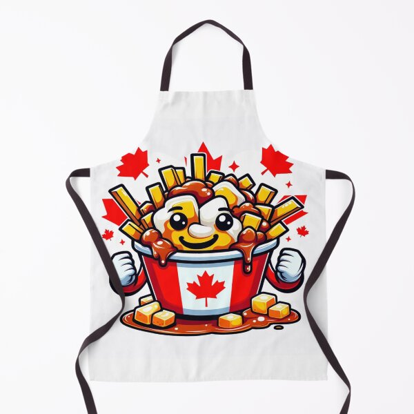 Item preview, Playful Poutine Delight - Canadian Cuisine Cartoon Art designed and sold by YegMark.