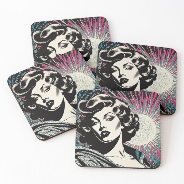 Item preview, Retro Poster Woman designed and sold by Sena KURUÇAY.