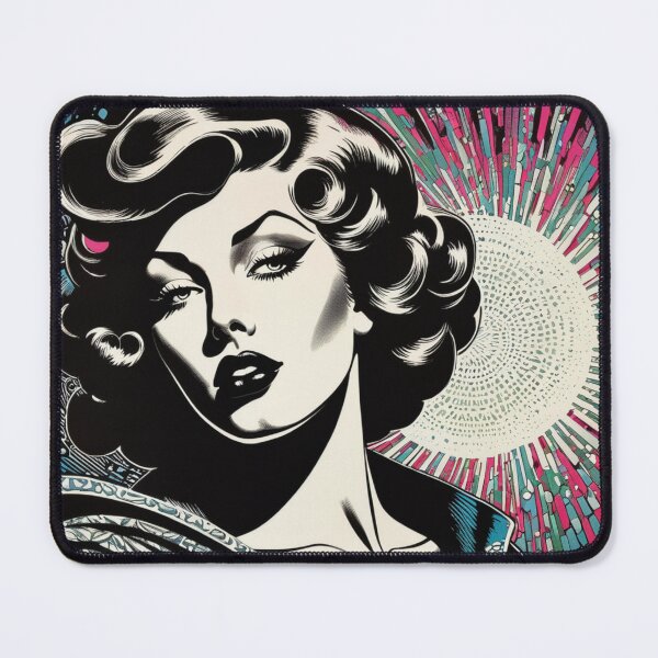 Item preview, Retro Poster Woman designed and sold by Sena KURUÇAY.