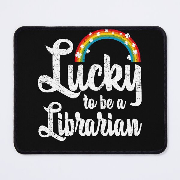 Item preview, Lucky To Be A Librarian School Irish Rainbow St Patricks Day designed and sold by MobyStickers.