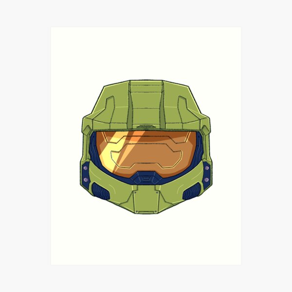 Halo Helmet Art Prints for Sale