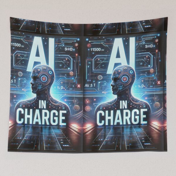 Item preview, Futuristic Vision: The Dawning of AI Dominion designed and sold by ArtComixHaven.