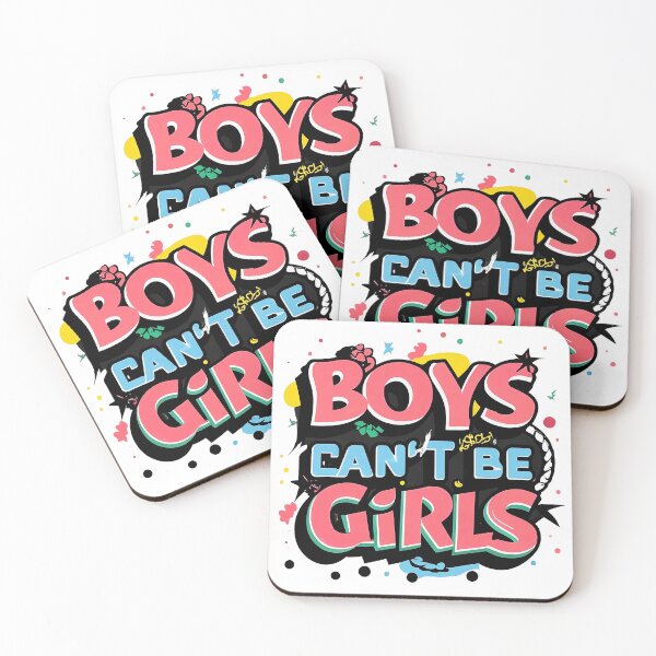 Item preview, Bold Typography - Challenging Stereotypes - Boys Can't Be Girls designed and sold by Pro AguiZoul Art.