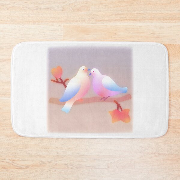 Item preview, ST Valentine series, Two young doves on a branch designed and sold by janjacbu.
