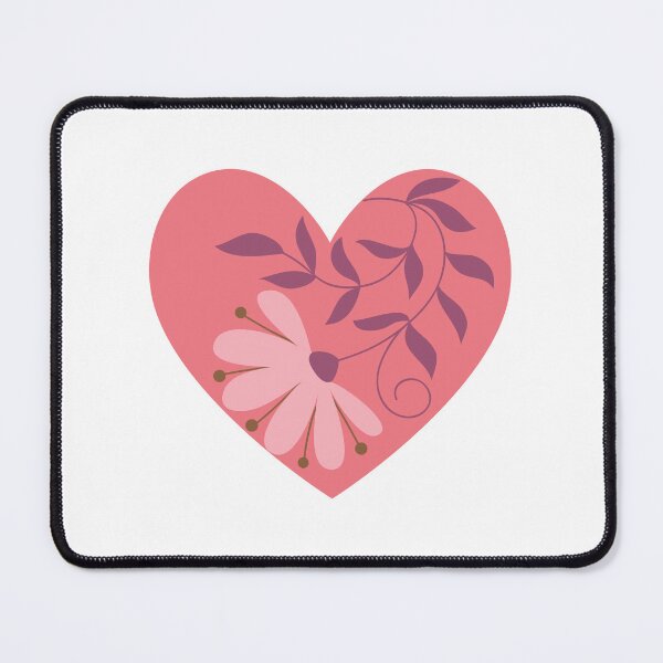 Item preview, A floral pink heart valentine designed and sold by Tasha-design.