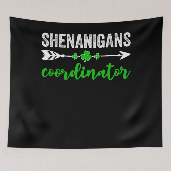 Item preview, Shenanigans Coordinator Funny St Patricks Day Shamrock Irish designed and sold by MobyStickers.