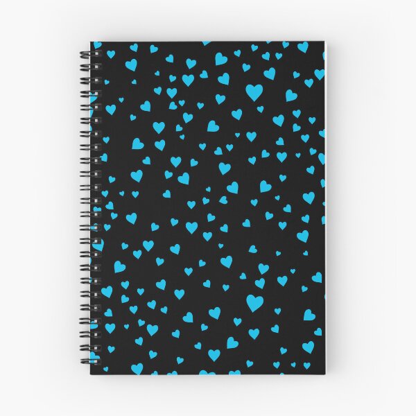 Item preview, Ample Hearts Black and Blue Pattern  designed and sold by RaineyYeager.