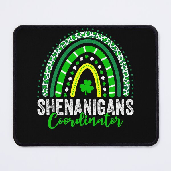 Item preview, Shenanigans Coordinator Leopard Rainbow Tee St Patrick's Day designed and sold by MobyStickers.