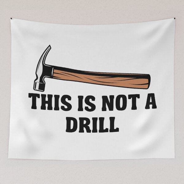 Item preview,  Hammer - This is Not a Drill designed and sold by GoverArt.
