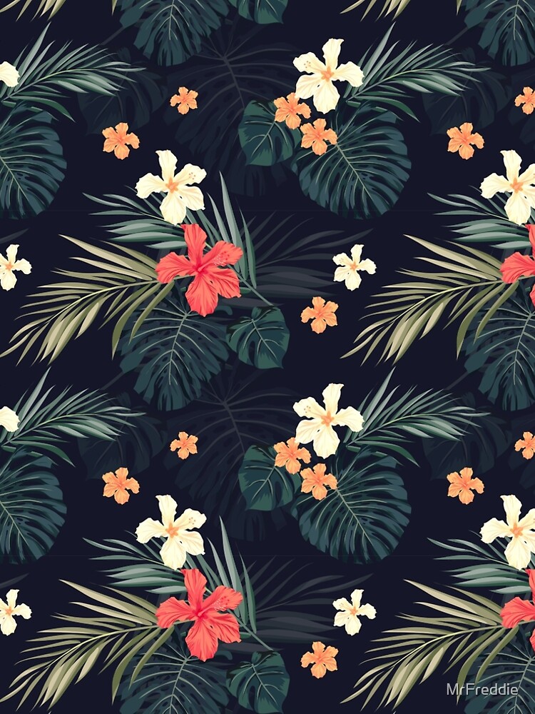 Dark tropical flowers by MrFreddie