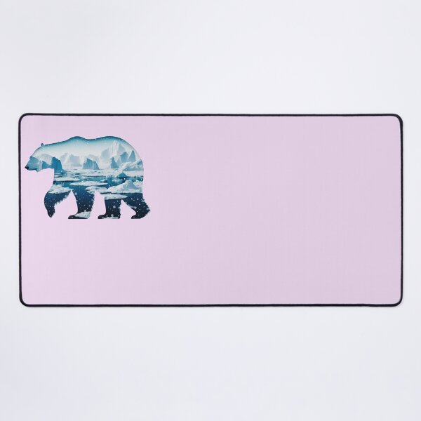 Item preview, Polar Bear - Landscape Silhouette - Arctic Art designed and sold by HausKatz.