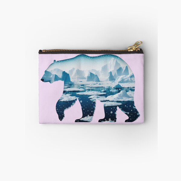 Item preview, Polar Bear - Landscape Silhouette - Arctic Art designed and sold by HausKatz.