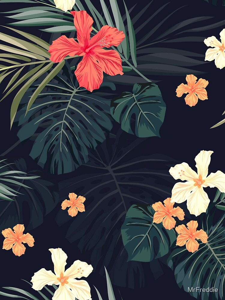 Dark tropical flowers by MrFreddie