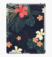 Vinilo o funda para iPad Flores tropicales oscuras
