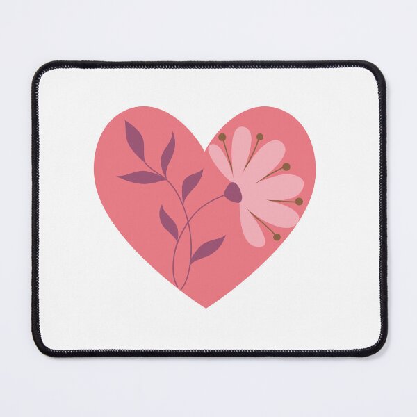 Item preview, A floral pink heart valentine designed and sold by Tasha-design.