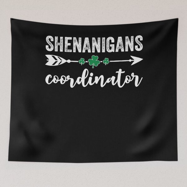 Item preview, Shenanigans Coordinator Funny St Patricks Day Shamrock Irish designed and sold by MobyStickers.