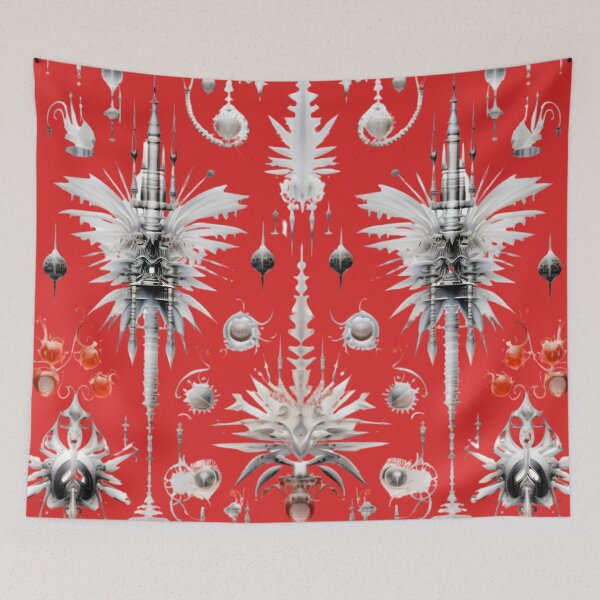 Item preview, Gothic Ornamentary - Black and Red - Red inverse designed and sold by CowBonBon.