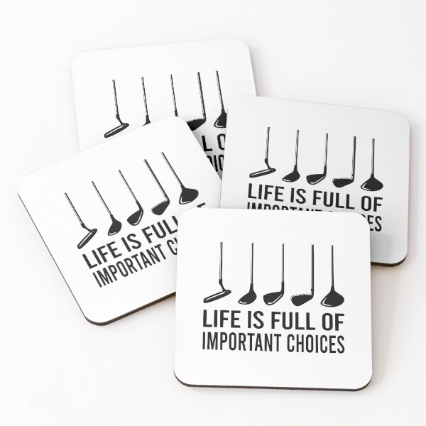Item preview, Life Is Full Of Important Choices Golf Player designed and sold by Art-of-amine.