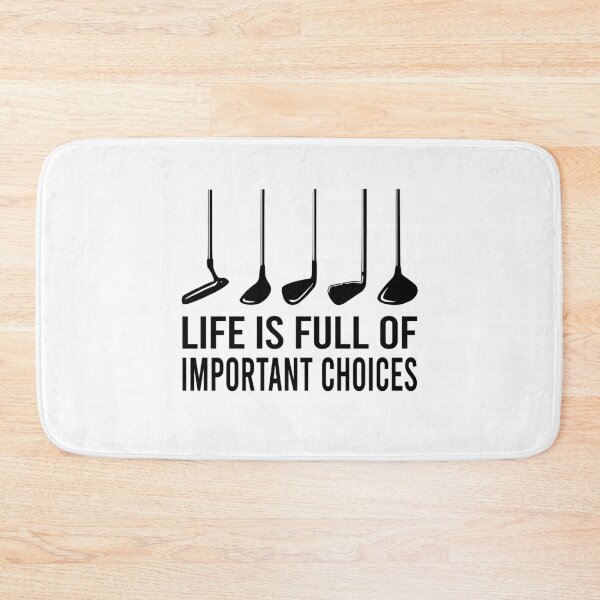 Item preview, Life Is Full Of Important Choices Golf Player designed and sold by Art-of-amine.