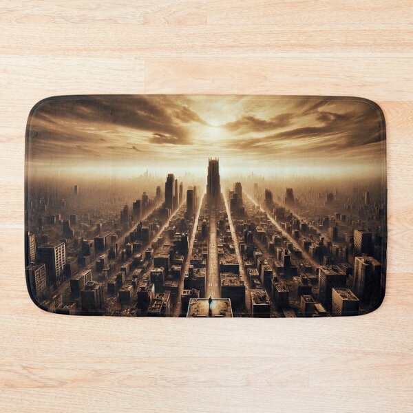 Item preview, Solitude's Kingdom: Dusk Over Silent Metropolis designed and sold by ArtComixHaven.