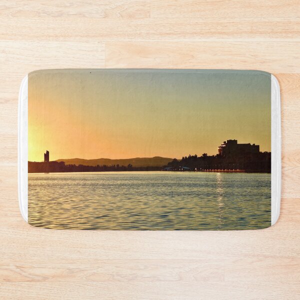 Item preview, Sunrise silhouette Lake Burley Griffin designed and sold by cbrpix.