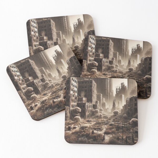 Item preview, Whispers of Nature: Echoes Through Abandoned Concrete designed and sold by ArtComixHaven.
