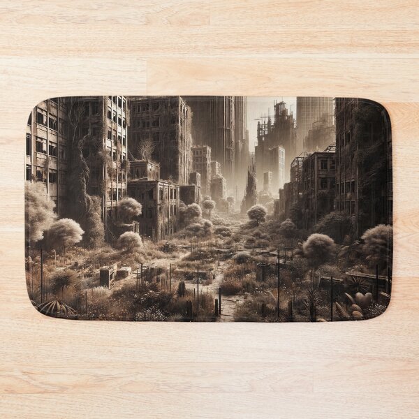 Item preview, Whispers of Nature: Echoes Through Abandoned Concrete designed and sold by ArtComixHaven.