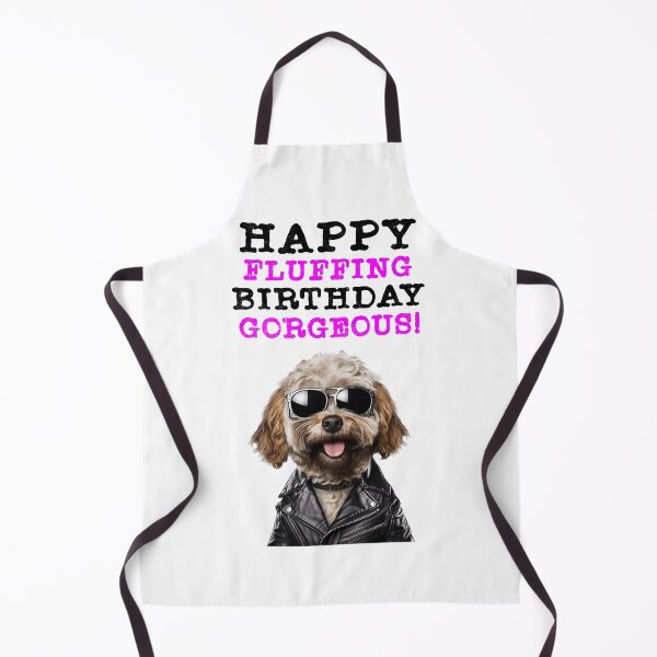 Item preview, Happy Fluffing Birthday Gorgeous Funny Cockapoo Birthday Card designed and sold by T-shirt-Designs.