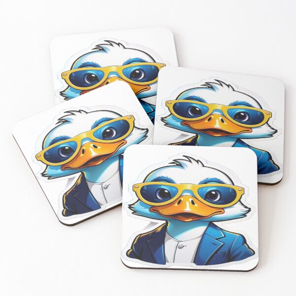 Item preview, a duck enjoying his vacation wearing glasses designed and sold by HawiseRosso.