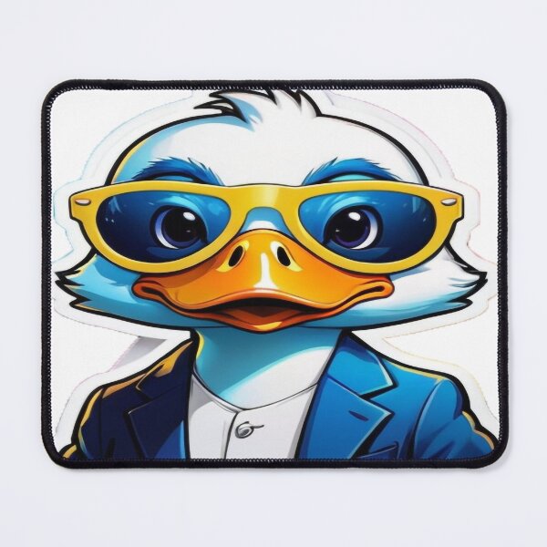 Item preview, a duck enjoying his vacation wearing glasses designed and sold by HawiseRosso.