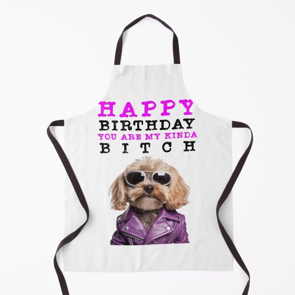Item preview, Happy Fluffing Birthday Bitch Funny Cockapoo Birthday Card designed and sold by T-shirt-Designs.