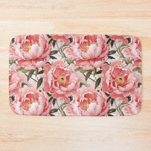 Item preview, Peony Tile 01: Ruffled Symphony in Blush and Blossom, Rose-Kissed Dreams on Leafy Thrones designed and sold by TheBrainArt.