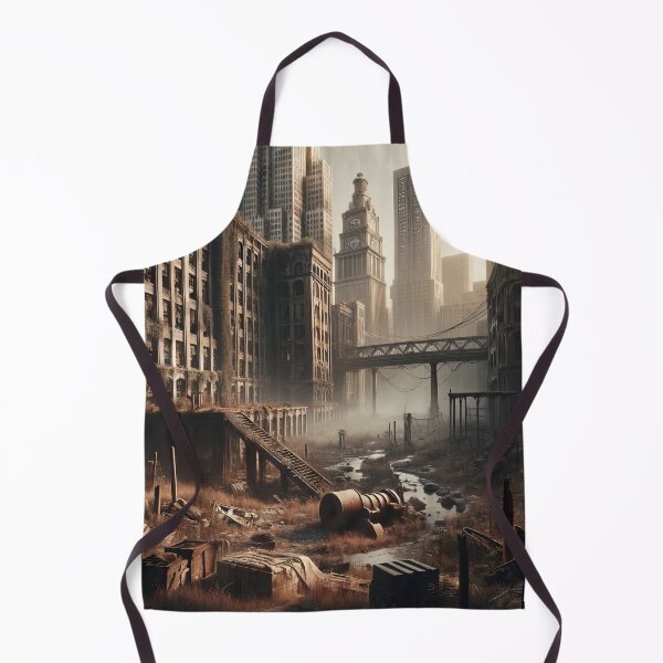 Item preview, Twilight of the Urbanscape: Nature's Silent Conquest designed and sold by ArtComixHaven.