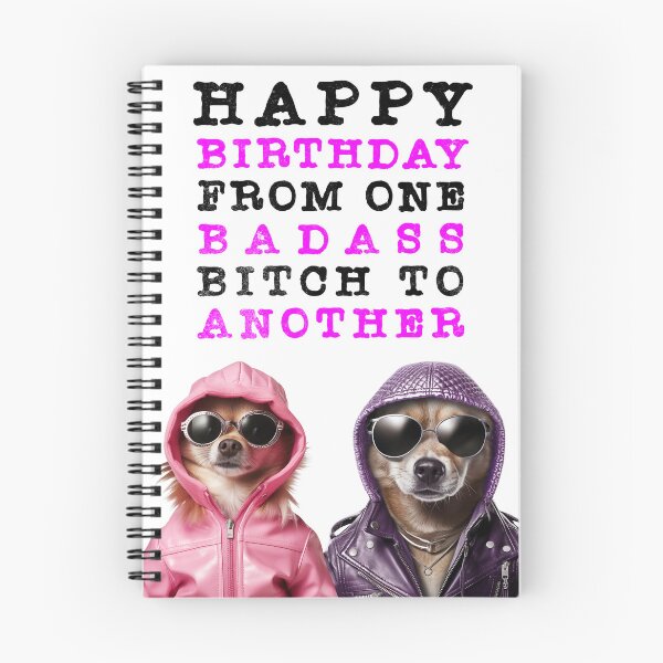 Item preview, Tarjeta de cumpleaños divertida del perro de la perra ruda del feliz cumpleaños designed and sold by T-shirt-Designs.