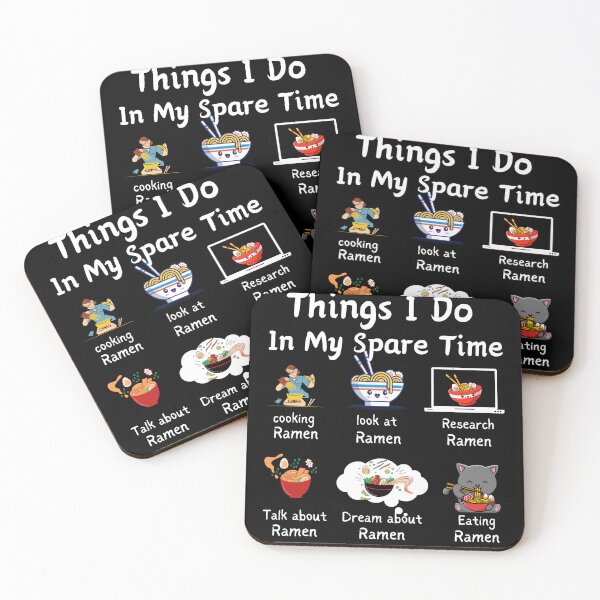 Item preview, things i do in my spare time ramen designed and sold by Thespacerocket.