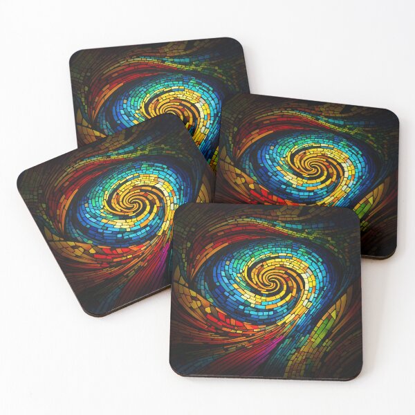 Item preview, Spiral Mosaic AI Art designed and sold by Digital Dye Co.