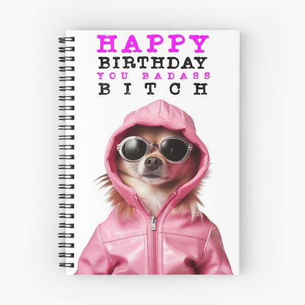 Item preview, Tarjeta de cumpleaños divertida del perro de la perra ruda del feliz cumpleaños designed and sold by T-shirt-Designs.