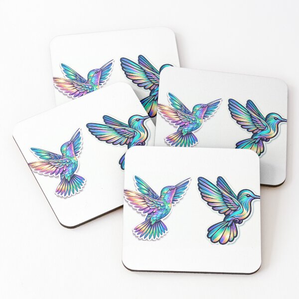 Item preview, Glowing Hummingbird Art Study Stickers Two Pack designed and sold by mymagicstoreus.