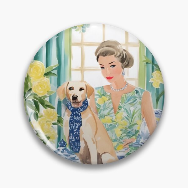 Item preview, A blue tie dinner, whimsical preppy art designed and sold by SophieClimaArt.