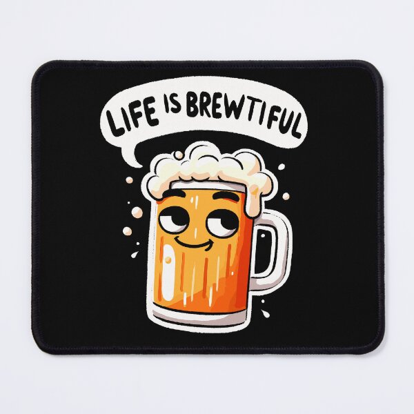 Item preview, Life is Brewtiful Beer designed and sold by DoodleDashShop.