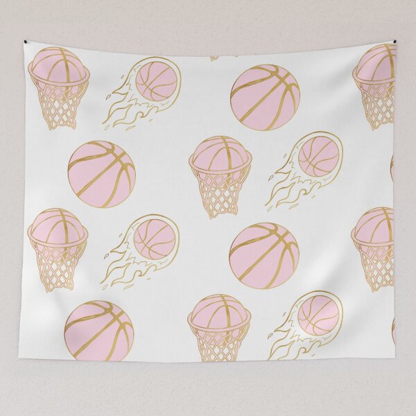 Item preview, pink and gold basketball set designed and sold by Jadie Barnhart.