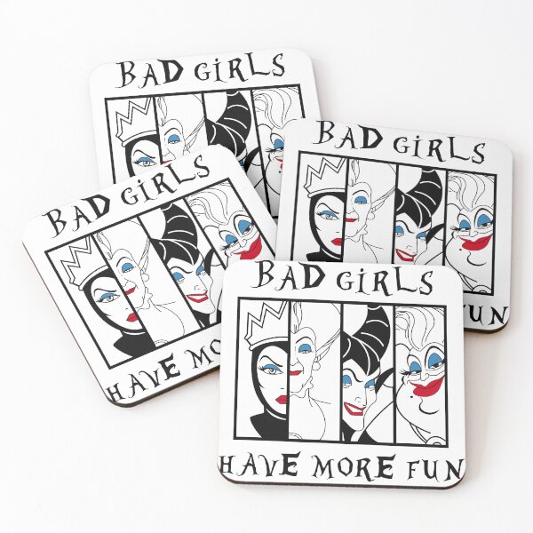 Item preview, Bad Girls Have More Fun Villains Cartoonn designed and sold by athrshopp.