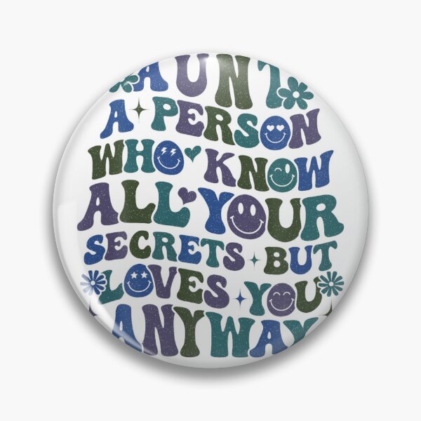Item preview, Aunt knows your secrets but she still loves you, Crazy Aunt, Funny Aunt Gift, Best Aunt, Family Humor , Aunt Gift Idea,  designed and sold by adarth.