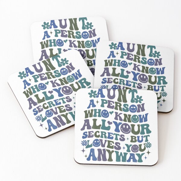 Item preview, Aunt knows your secrets but she still loves you, Crazy Aunt, Funny Aunt Gift, Best Aunt, Family Humor , Aunt Gift Idea,  designed and sold by adarth.